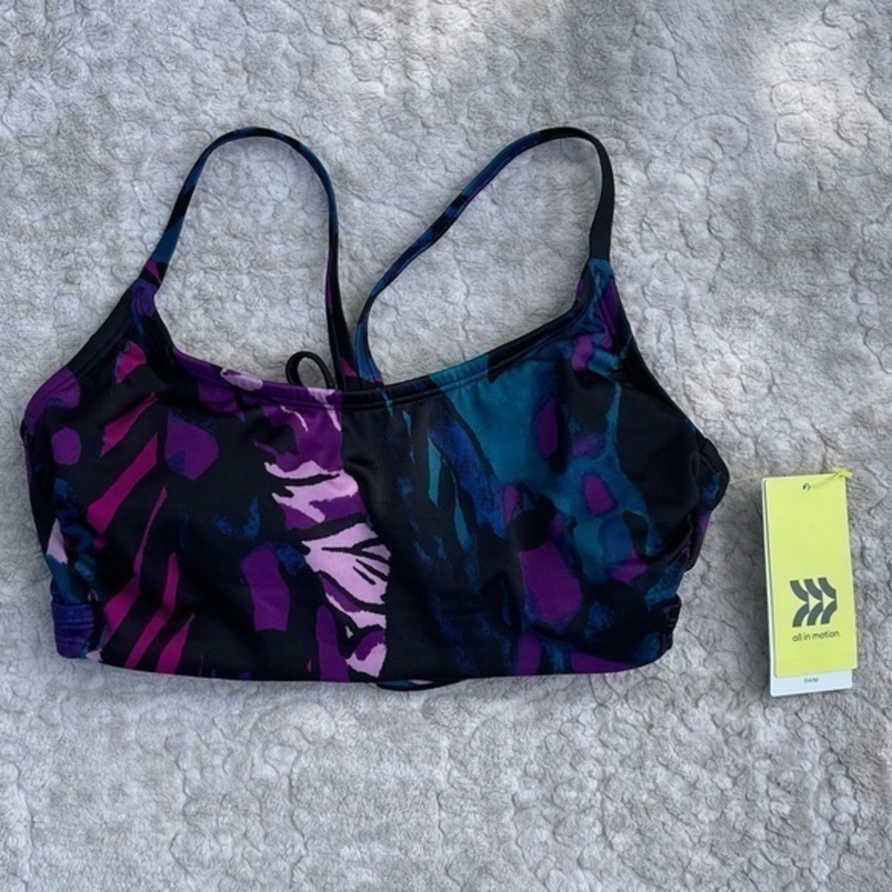 Bikini top multi color animal print - Small